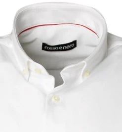 rosso e nero Hemd 3500/0/00 Kurzarmhemd, Tailored Fit, Jersey, Weiß -hemdenverkauf 350357 norm2