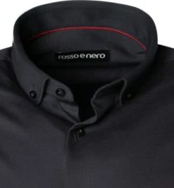 rosso e nero Hemd 3500/0/35 Kurzarmhemd, Tailored Fit, Jersey, Anthrazit -hemdenverkauf 350360 norm2