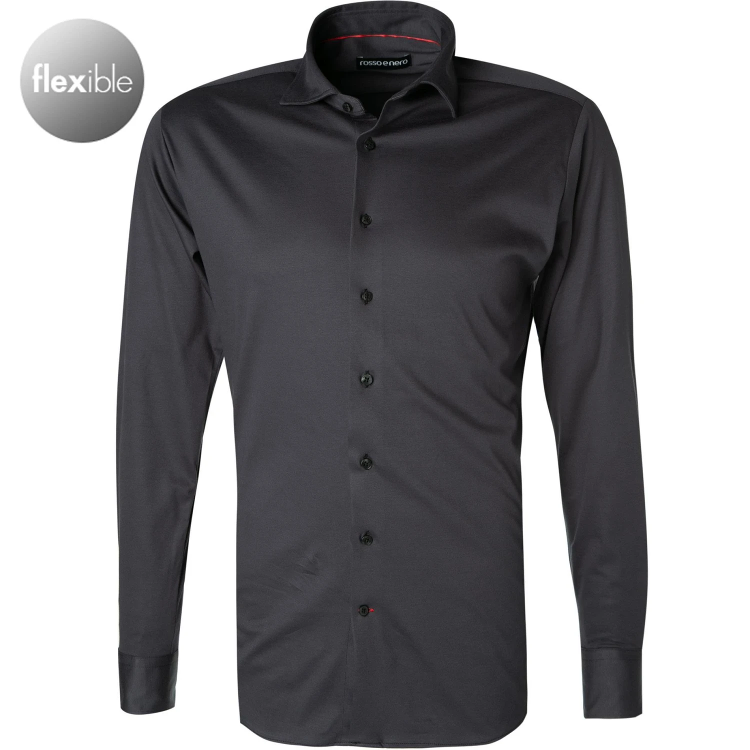 rosso e nero Hemd 350/0/35 Tailored Fit, Jersey, Anthrazit 1 rosso e nero Hemd 350/0/35 Tailored Fit, Jersey, Anthrazit