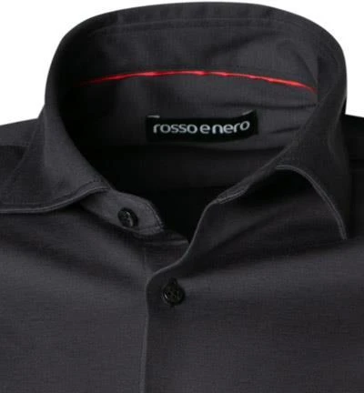rosso e nero Hemd 350/0/35 Tailored Fit, Jersey, Anthrazit 3 rosso e nero Hemd 350/0/35 Tailored Fit, Jersey, Anthrazit – Bild 3