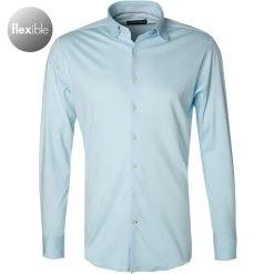 rosso e nero Hemd 350/0/10 Tailored Fit, Jersey, Hellblau