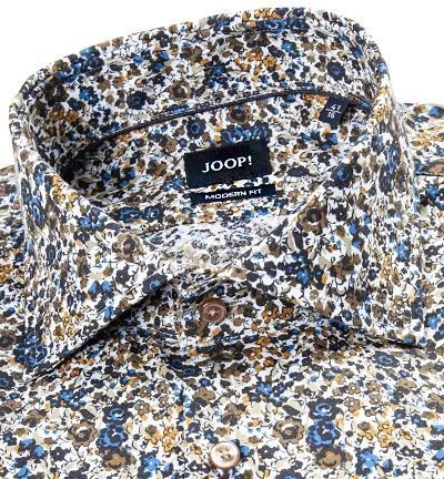 JOOP! Hemd Mika 30022870/301 Modern Fit, Baumwolle, Grün-blau gemustert, Grün-blau 2 JOOP! Hemd Mika 30022870/301 Modern Fit, Baumwolle, Grün-blau gemustert, Grün-blau – Bild 2