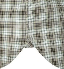 Fred Perry Hemd M8580/J82 Kurzarmhemd, Popeline, Grün kariert, Grün -hemdenverkauf 350718 norm3