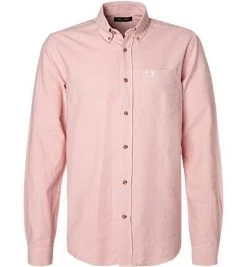 Fred Perry Hemd M8589/457 Baumwolle, Rosa