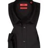 HUGO Hemd Elisha 50425897/001 Extra Slim Fit, Baumwolle, Schwarz