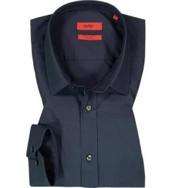HUGO Hemd Elisha 50425897/464 Extra Slim Fit, Baumwolle, Navy