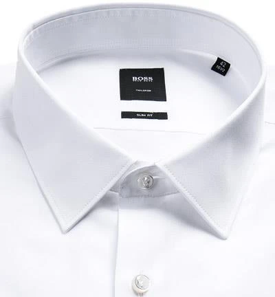 BOSS Hemd T-Charlie 50402387/100 Slim Fit, Baumwolle, Weiß 2 BOSS Hemd T-Charlie 50402387/100 Slim Fit, Baumwolle, Weiß – Bild 2