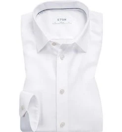 ETON Hemd 1000/01864/00 Super Slim Fit, Baumwolle, Weiß