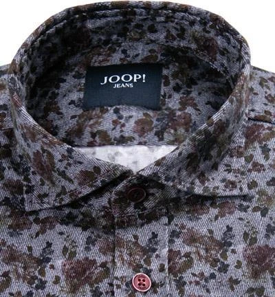 JOOP! Hemd Hanjo 30022783/601 Baumwolle, Blau-bordeaux gemustert, Blau-bordeaux 2 JOOP! Hemd Hanjo 30022783/601 Baumwolle, Blau-bordeaux gemustert, Blau-bordeaux – Bild 2