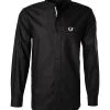 Fred Perry Hemd M9603/102 Oxford, Schwarz
