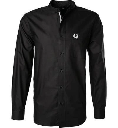 Fred Perry Hemd M9603/102 Oxford, Schwarz 1 Fred Perry Hemd M9603/102 Oxford, Schwarz