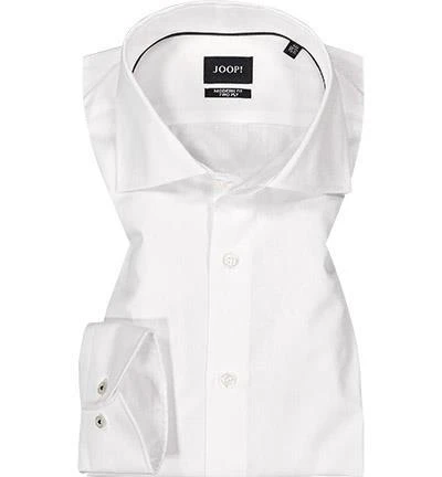 JOOP! Hemd Mika 30022816/100 Modern Fit, Baumwolle, Weiß 1 JOOP! Hemd Mika 30022816/100 Modern Fit, Baumwolle, Weiß