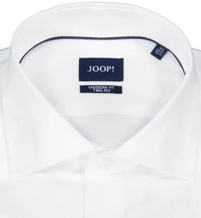 JOOP! Hemd Mika 30022816/100 Modern Fit, Baumwolle, Weiß 2 JOOP! Hemd Mika 30022816/100 Modern Fit, Baumwolle, Weiß – Bild 2