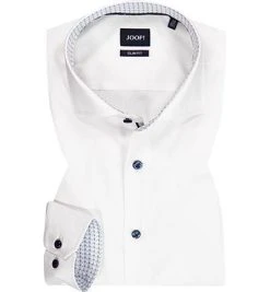 JOOP! Hemd Panko 30021204/100 Slim Fit, Baumwolle, Weiß