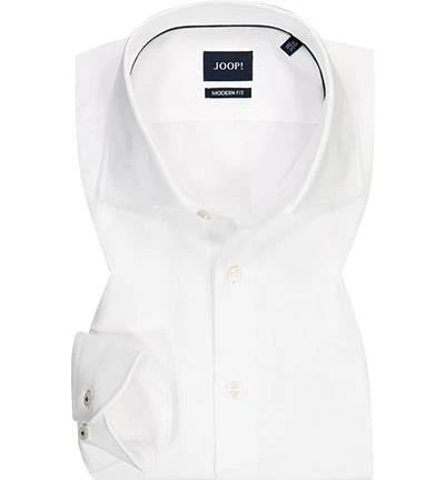 JOOP! Hemd Mika 30022814/100 Modern Fit, Baumwolle, Weiß 1 JOOP! Hemd Mika 30022814/100 Modern Fit, Baumwolle, Weiß
