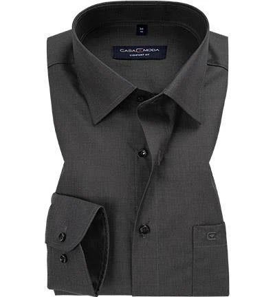 CasaModa Hemd 006050/706 Comfort Fit, Baumwolle, Anthrazit, Schiefergrau 1 CasaModa Hemd 006050/706 Comfort Fit, Baumwolle, Anthrazit, Schiefergrau