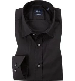 JOOP! Hemd Victor 30025057/001 Slim Fit, Baumwolle, Schwarz