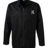 KARL LAGERFELD Hemd 605909/60/502600/990 Overshirt, Popeline, Schwarz