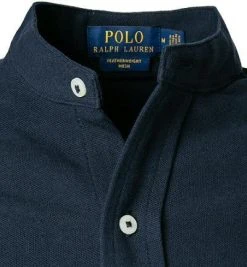 Polo Ralph Lauren Hemd 710742468/003 Baumwoll-Piqué, Nachtblau -hemdenverkauf 351658 norm2