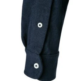 Polo Ralph Lauren Hemd 710742468/003 Baumwoll-Piqué, Nachtblau -hemdenverkauf 351658 norm3