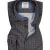 OLYMP Casual Level Five Body Fit 3020/64/53 Hemd, Casual Body Fit, Cord, Blau-maisgelb gemustert, Mais