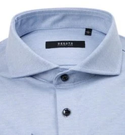 DESOTO Luxury Hemd Hai 30008-30/507 Jersey, Bleu meliert, Hellblau -hemdenverkauf 352063 norm2