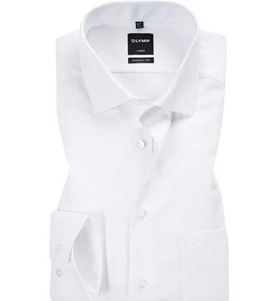 OLYMP Luxor Modern Fit 0745/64/00 Hemd, Twill, Weiß 1 OLYMP Luxor Modern Fit 0745/64/00 Hemd, Twill, Weiß