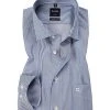 OLYMP Luxor Modern Fit 0746/64/18 Hemd, Twill, Marineblau gestreift, Marine