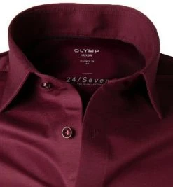 OLYMP Luxor Modern Fit 1202/64/37 Hemd, Jersey, Bordeaux -hemdenverkauf 352294 norm2