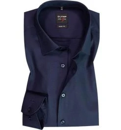 OLYMP Level Five Body Fit 0763/64/14 Hemd, Twill, Nachtblau