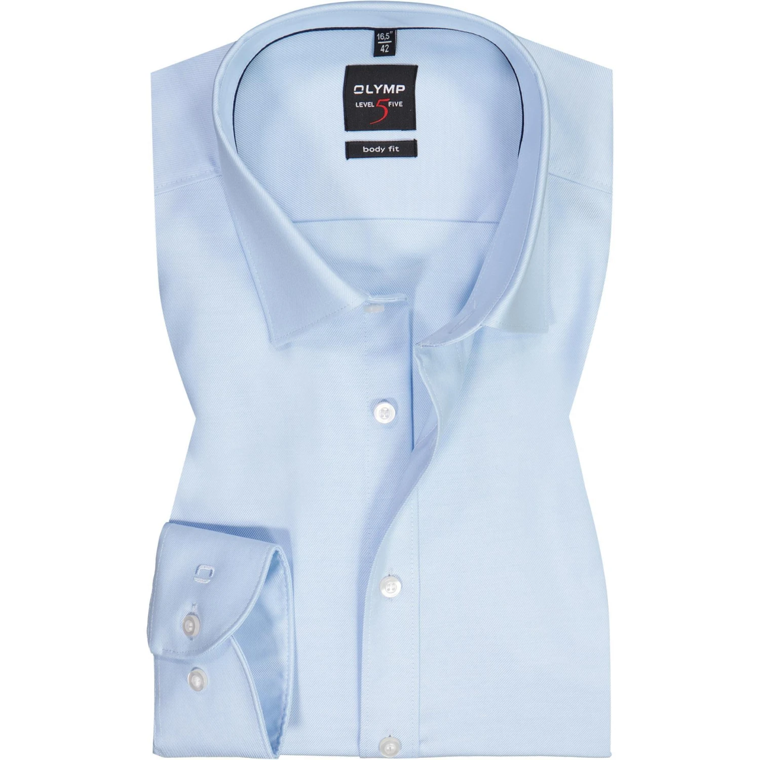 OLYMP Level Five Body Fit 0763/64/12 Hemd, Twill, Ozon 1 OLYMP Level Five Body Fit 0763/64/12 Hemd, Twill, Ozon