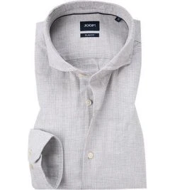 JOOP! Hemd Pejos 30022890/045 Slim Fit, Baumwolle, Beige gemustert, Beige