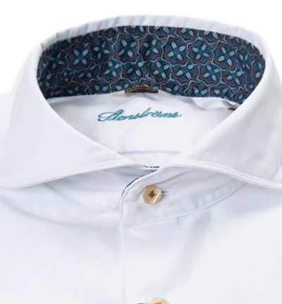 Stenströms Hemd 675221/2339/000 Fitted Body, Baumwolle, Weiß 2 Stenströms Hemd 675221/2339/000 Fitted Body, Baumwolle, Weiß – Bild 2