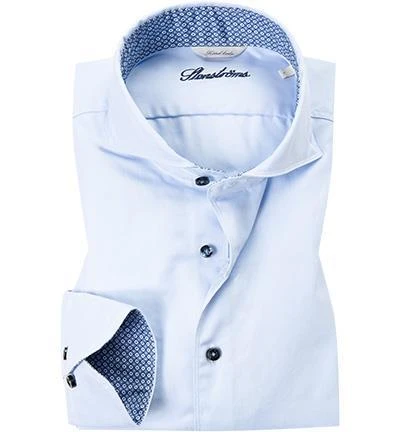 Stenströms Hemd 675221/2338/100 Fitted Body, Baumwolle, Hellblau 1 Stenströms Hemd 675221/2338/100 Fitted Body, Baumwolle, Hellblau