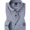 BOSS Hemd Mabsoot 50432726/404 Slim Fit, Baumwolle, Dunkelblau meliert, Dunkelblau