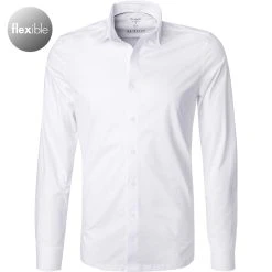 OLYMP Level Five Body Fit 2008/64/00 Hemd, Jersey geruchshemmend, Weiß