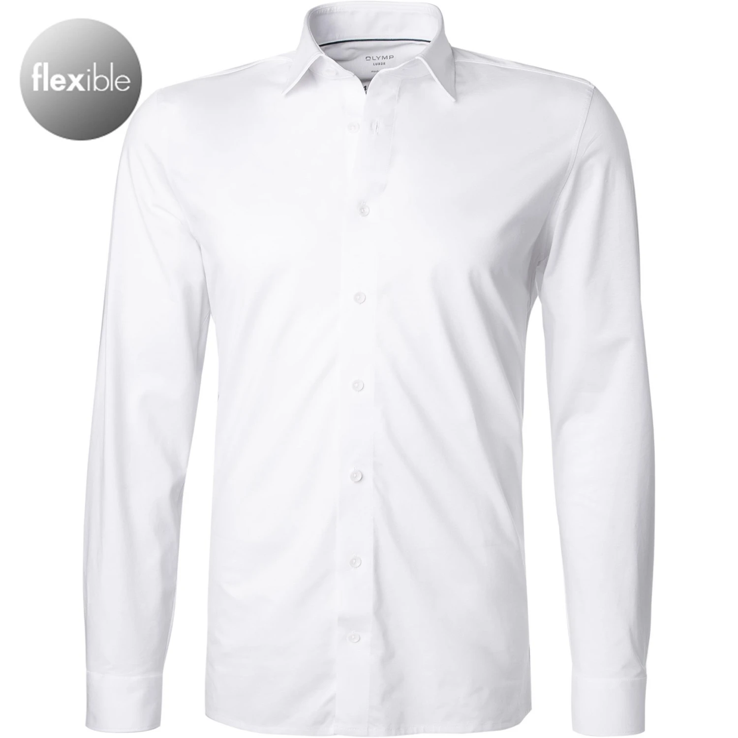 OLYMP Luxor Modern Fit 1202/64/00 Hemd, Jersey geruchshemmend, Weiß 1 OLYMP Luxor Modern Fit 1202/64/00 Hemd, Jersey geruchshemmend, Weiß