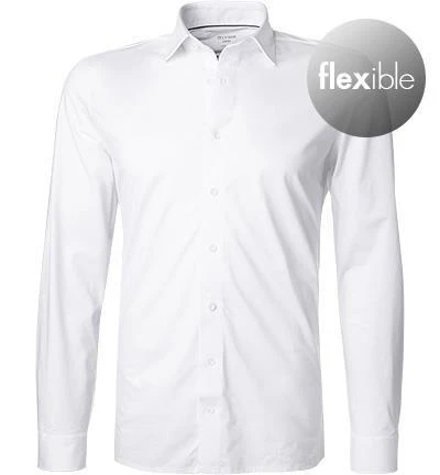 OLYMP Luxor Modern Fit 1202/64/00 Hemd, Jersey geruchshemmend, Weiß 2 OLYMP Luxor Modern Fit 1202/64/00 Hemd, Jersey geruchshemmend, Weiß – Bild 2