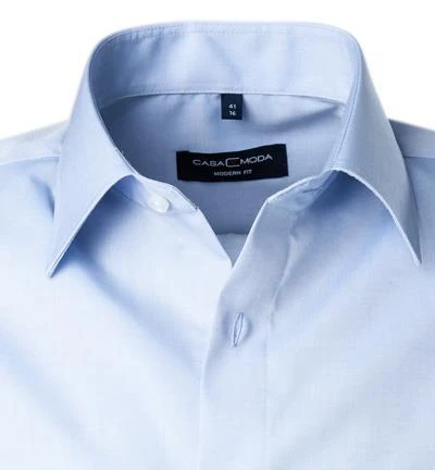 CasaModa Modern Fit 1/2 Arm Kent 008570/115 Kurzarmhemd, Chambray, Himmelblau 2 CasaModa Modern Fit 1/2 Arm Kent 008570/115 Kurzarmhemd, Chambray, Himmelblau – Bild 2