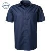 CasaModa Hemd 008070/116 Kurzarmhemd, Comfort Fit, Baumwolle, Nachtblau