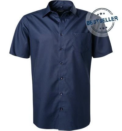 CasaModa Hemd 008070/116 Kurzarmhemd, Comfort Fit, Baumwolle, Nachtblau 2 CasaModa Hemd 008070/116 Kurzarmhemd, Comfort Fit, Baumwolle, Nachtblau – Bild 2