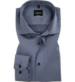 Venti Hemd 001880/100 Modern Fit, Baumwolle, Blau , Blau