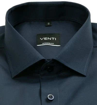 Venti Hemd 001880/116 Modern Fit, Baumwolle, Dunkelblau 2 Venti Hemd 001880/116 Modern Fit, Baumwolle, Dunkelblau – Bild 2