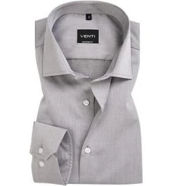 Venti Hemd 001880/700 Modern Fit, Baumwolle, Grau