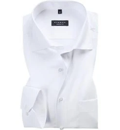 ETERNA Hemd EL 8817/E19K/72/00 Comfort Fit, Twill blickdicht, Extra langer Arm, Weiß