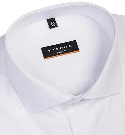 ETERNA Hemd EL 8817/F182/72/00 Slim Fit, Feintwill blickdicht, Extra langer Arm, Weiß 2 ETERNA Hemd EL 8817/F182/72/00 Slim Fit, Feintwill blickdicht, Extra langer Arm, Weiß – Bild 2