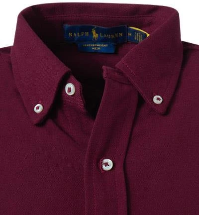 Polo Ralph Lauren Hemd 710654408/051 Baumwoll-Piqué, Weinrot 3 Polo Ralph Lauren Hemd 710654408/051 Baumwoll-Piqué, Weinrot – Bild 3