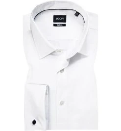 JOOP! Hemd Pierre 30022817/100 Slim Fit, Twill, Weiß