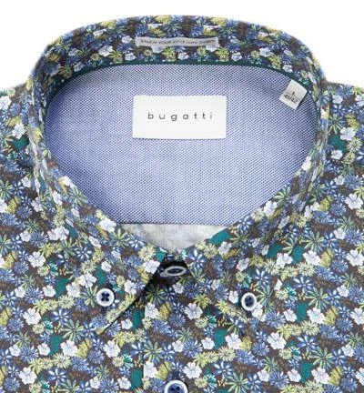 bugatti Hemd 9350/68821/550 Modern Fit, Baumwolle, Grün gemustert, Grün 2 bugatti Hemd 9350/68821/550 Modern Fit, Baumwolle, Grün gemustert, Grün – Bild 2
