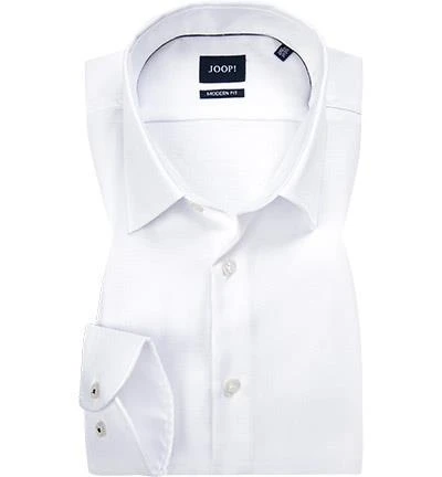 JOOP! Hemd Martello 30024309/100 Modern Fit, Baumwolle, Weiß 1 JOOP! Hemd Martello 30024309/100 Modern Fit, Baumwolle, Weiß